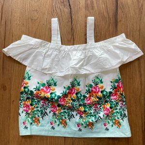 Janie & Jack Little Girl's Off The Shoulder Top